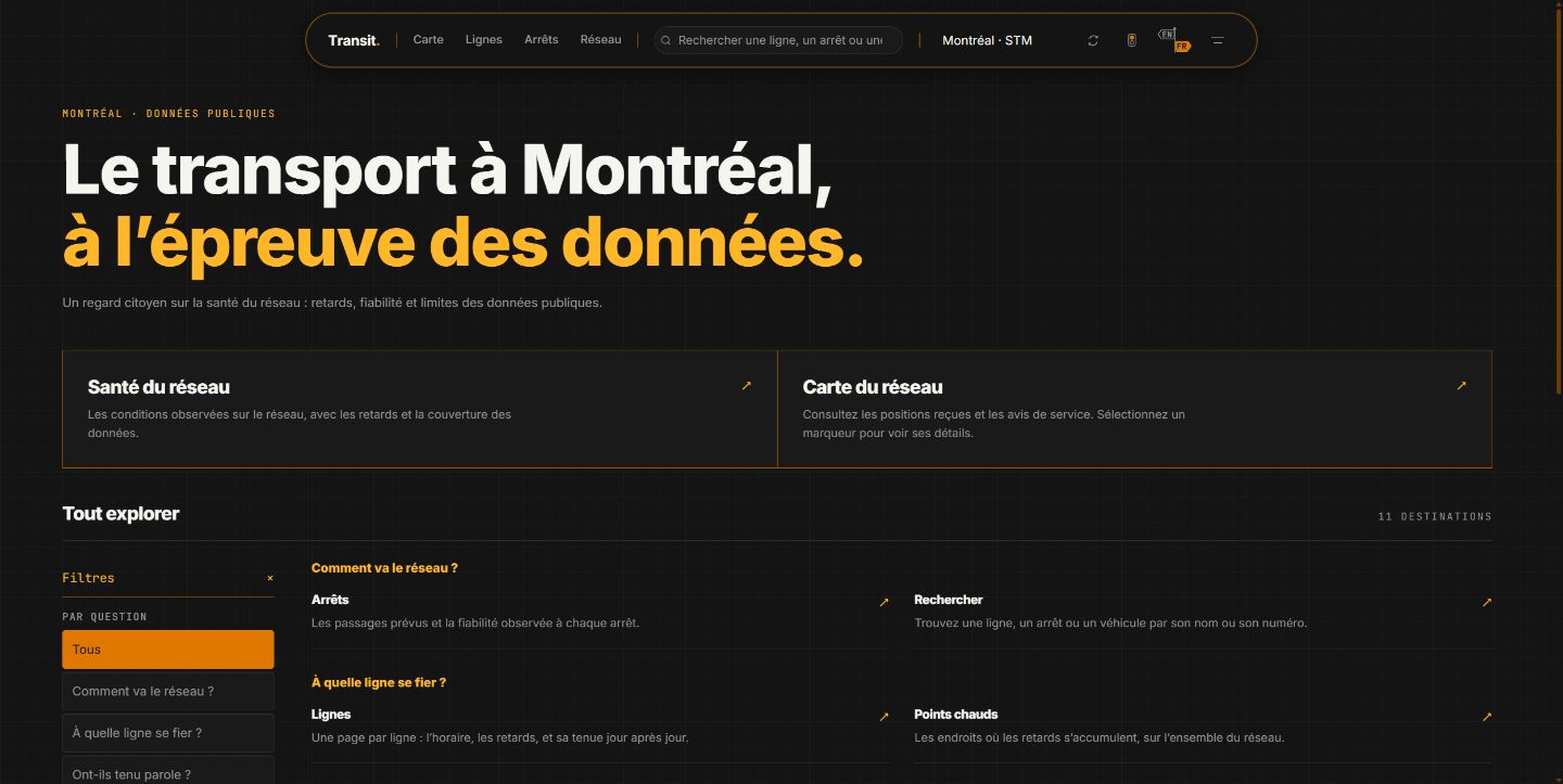 STM home page, upper portion. Browser capture, 8 October 2026.