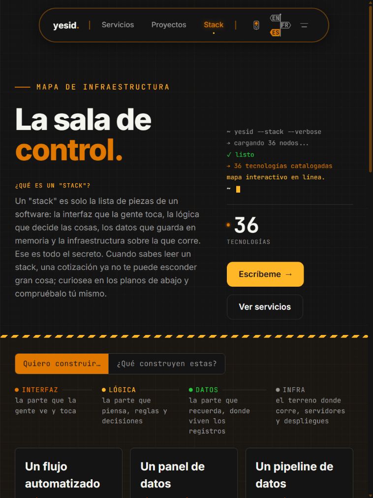 Spanish tools page, intermediate viewport. Browser capture, 8 October 2026; not a physical-device test. No form submitted.