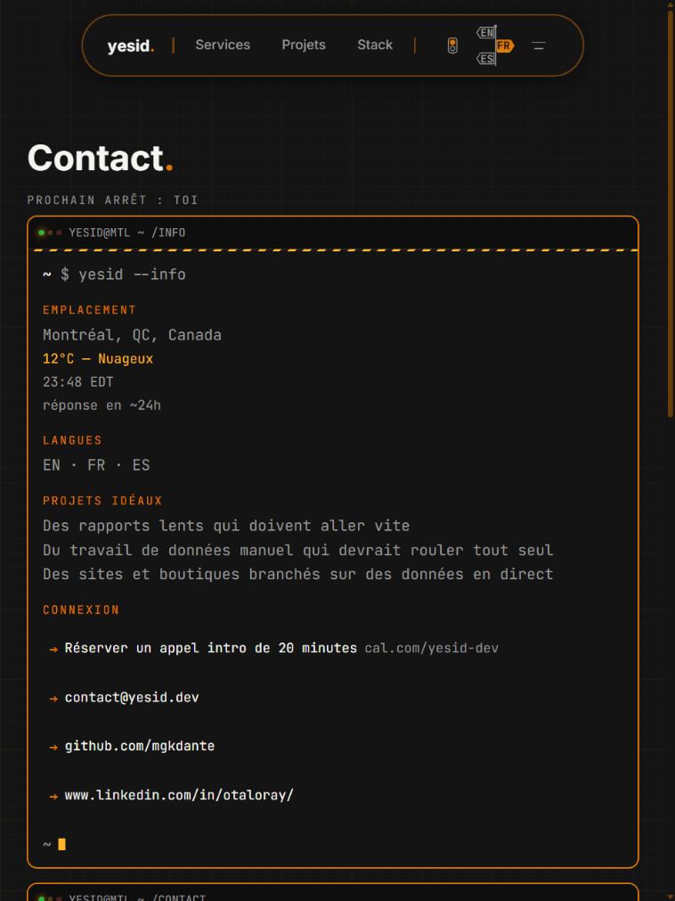 French contact page, intermediate viewport. Browser capture, 8 October 2026; not a physical-device test. No form submitted.